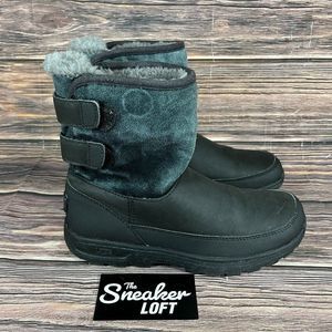 UGG Youth Tamarind Waterproof Black Winter Boots